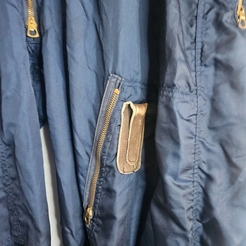 Vintage USAF Type K-2A Flight Suit Navy Blue Great Lakes Gmt Mfg Co Medium Reg